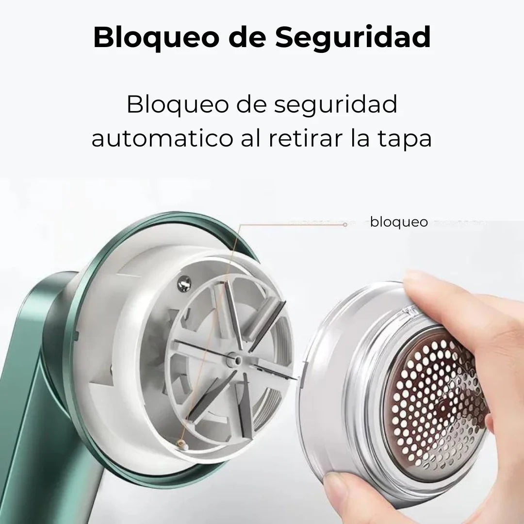 Removedor de Pelusas Eléctrico | Efecto Ropa Nueva Al Instante