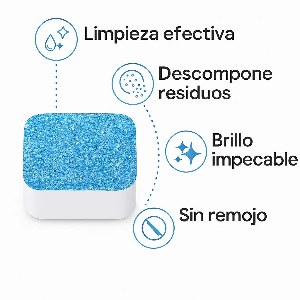 Pack x12 Pastillas limpieza profunda para lavadora
