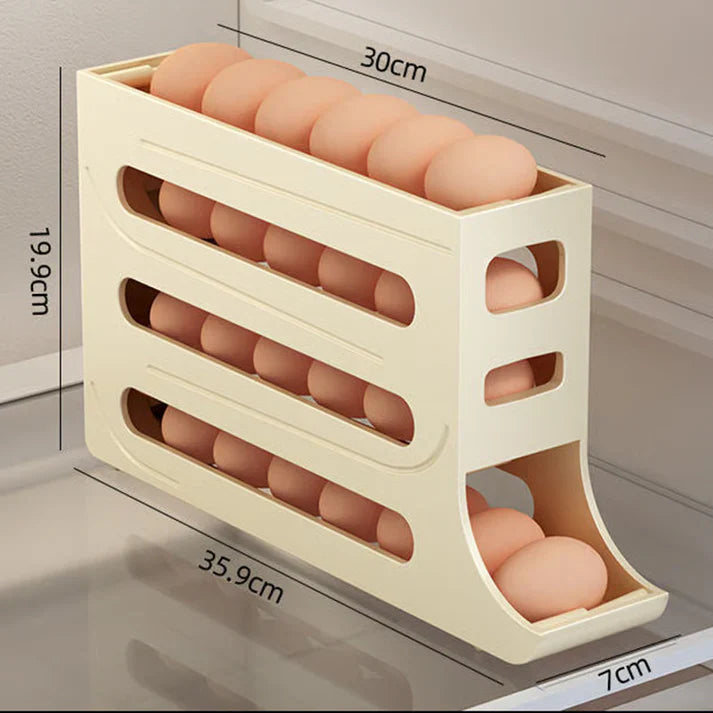 Dispensador Organizador De Huevos de 4 Niveles