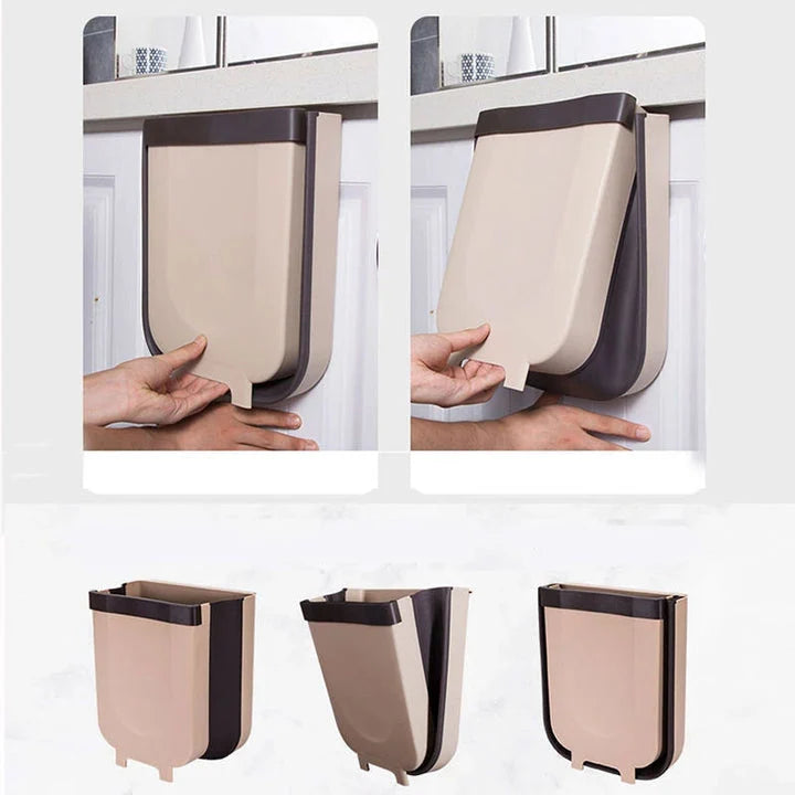 Basurero Plegable y Portatil Ahorrador de Espacio