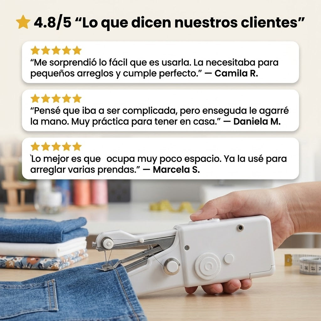 Máquina de Coser Portátil de Mano