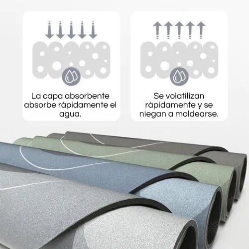 PROMO 2x1 Tapete Absorbente Premium Antideslizante