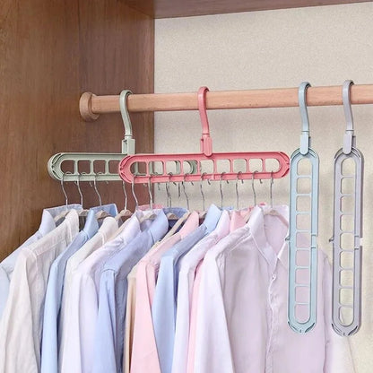 PROMO x5 Perchas Organizadoras para Multiplicar tu Espacio en el Placard