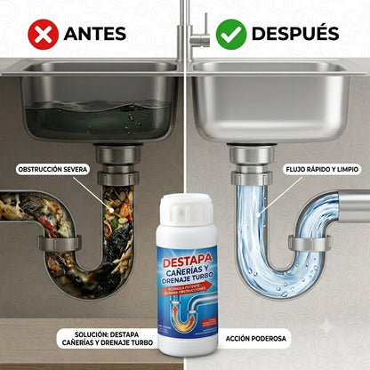 PROMO 3x1 Destapa Cañerías y Drenaje Turbo | Limpieza Profunda
