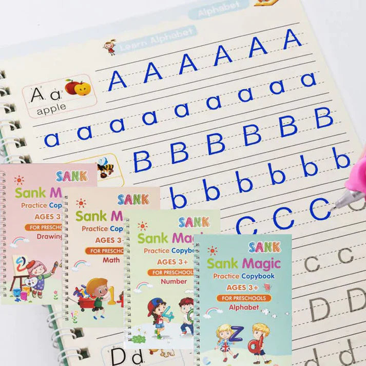 EscribeFácil™ | Kit de Caligrafía Inteligente Reutilizable Set x4