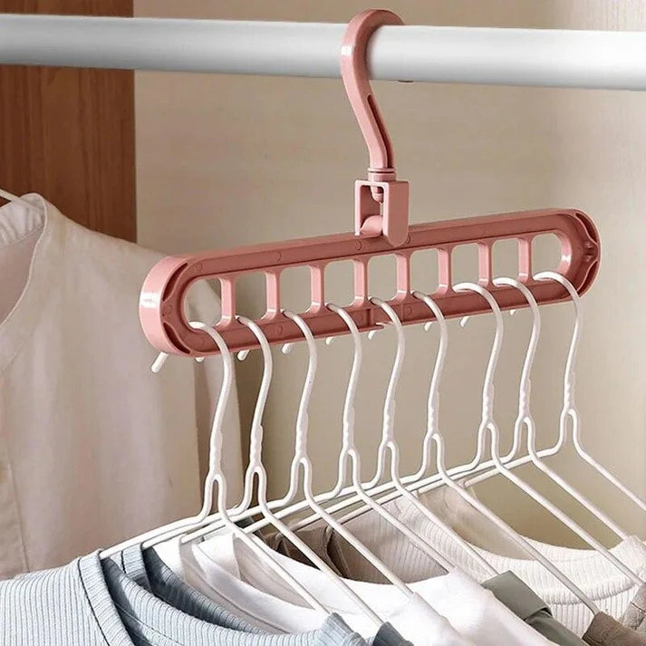 PROMO x5 Perchas Organizadoras para Multiplicar tu Espacio en el Placard