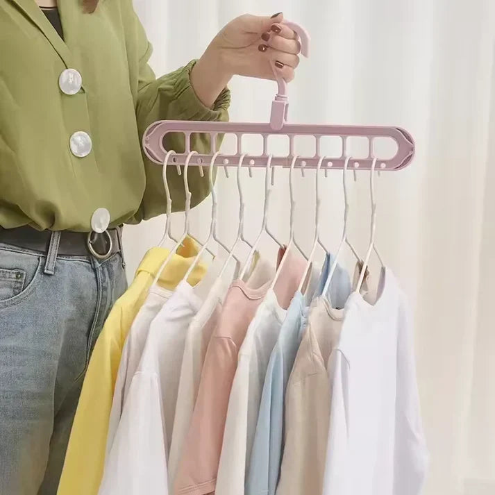 PROMO x5 Perchas Organizadoras para Multiplicar tu Espacio en el Placard