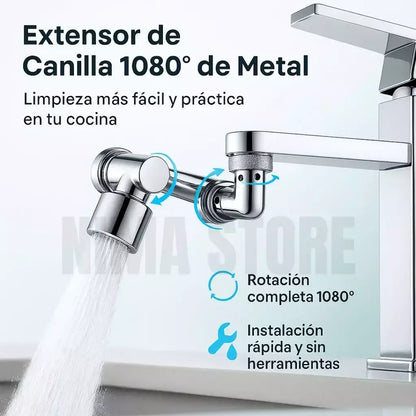 PROMO 2x1 AquaFlex® Extensor de Grifo 1080° | Más alcance, menos salpicaduras