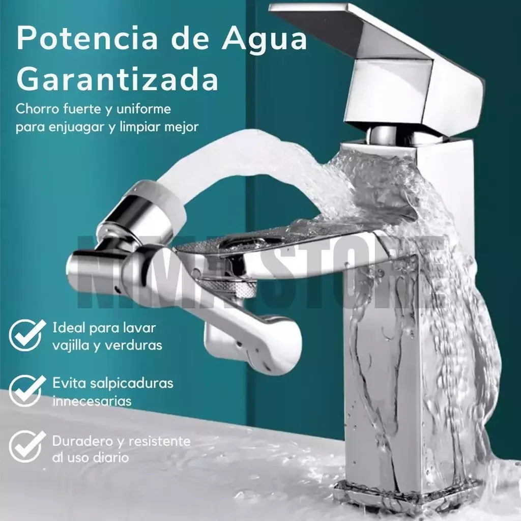 PROMO 2x1 AquaFlex® Extensor de Grifo 1080° | Más alcance, menos salpicaduras
