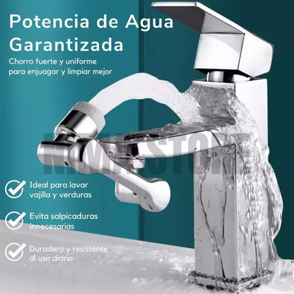 PROMO 2x1 AquaFlex® Extensor de Grifo 1080° | Más alcance, menos salpicaduras