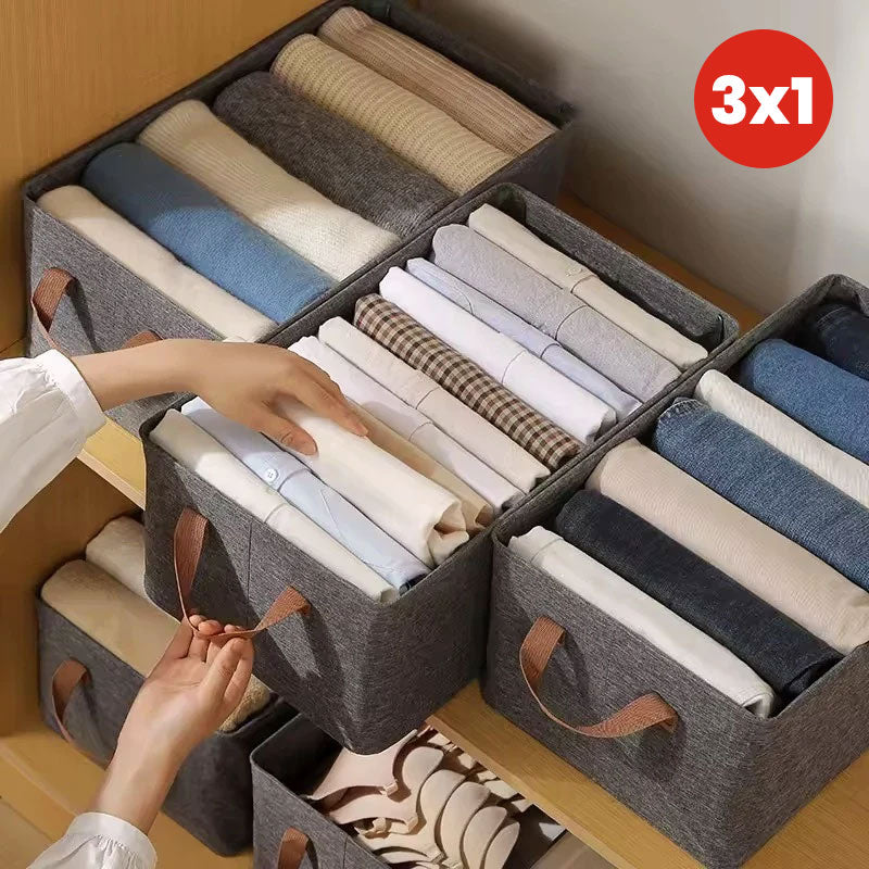PROMO 3x1 Organizadores de Ropa Multiuso Plegable